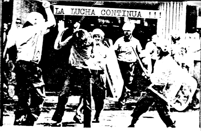 Continúa la lucha